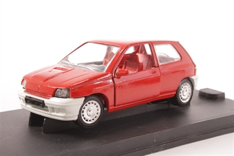 Renault Clio in Red, with TourDe Corse 1991 decals