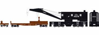 200-Ton Crane with Tender of Conrail (Small Logo) 45218