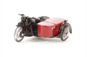 BSA M20/WM20 Motorcycle and sidecar 'Royal Mail', with early front forks (circa 1934-38)