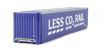 45' container "47" in Stobart Rail "Less Co2" livery