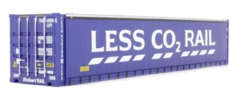 45' container "88" in Stobart Rail "Less Co2" livery