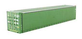 45' container in plain green livery