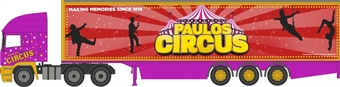 ERF EC Box Trailer in Paulo's Circus pink