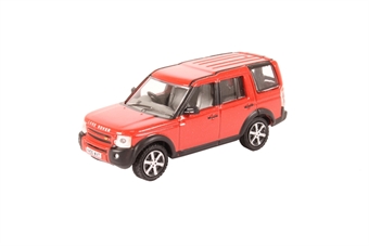 Land Rover Discovery 3 in metallic rimini red