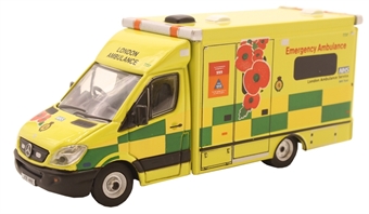 Mercedes Ambulance 'London Ambulance Service - Remembrance Day'