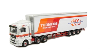 MAN TGX XLX refrigerated trailer "Turners of Soham"