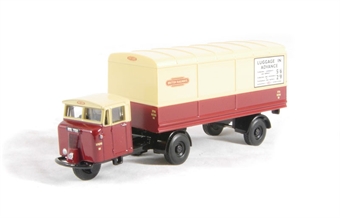Mechanical Horse Van Trailer "British Rail"