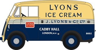 Morris J Van in Lyons Ice Cream navy & cream