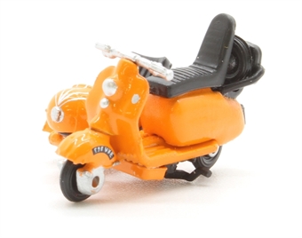 Scooter & Sidecar in plain orange