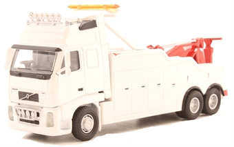 Volvo Boniface recovery truck in plain white