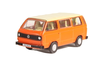 VW T25 Bus Ivory/Brilliant Orange