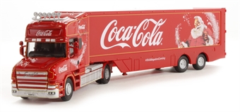Scania T Cab box trailer "Coca Cola - Father Christmas"