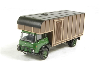 Bedford TK Horsebox in green/brown