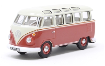 VW T1 Samba Bus Sealing Wax Red/Beige Grey