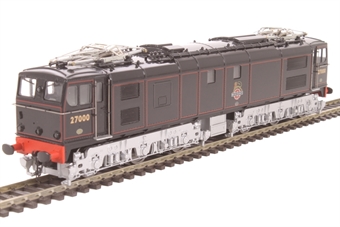 Class 77 EM2 Woodhead electric 27000 "Electra" in BR black with early emblem - gloss finish - Limited Edition for Olivias Trains