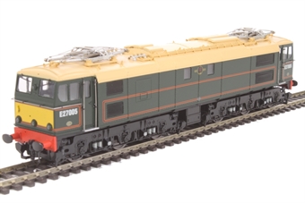 Class 77 EM2 Woodhead electric E27005 "Minerva" in BR green with half yellow panels - Limited Edition for Olivias Trains