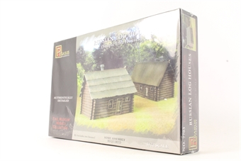 Russian Log Houses. Izba Houses