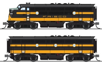F3A & F3B EMD 5000 & 5100 of the St Louis-San Francisco - digital sound fitted