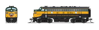 F7A EMD 4075C of the Chicago & North Western - digital sound fitted
