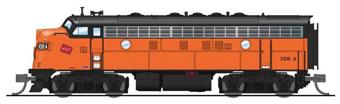 F7A EMD 113A of the Milwaukee Road - digital sound fitted