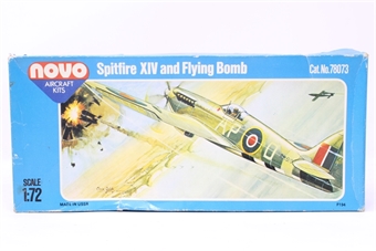 Spitfire XIV and Flying Bomb