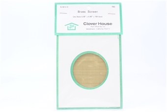 Brass mesh sheet 6" x 4" x 0.01