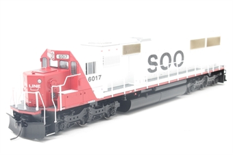 SD60 EMD 6017 of the Soo line