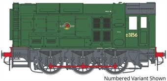 Class 08 shunter in BR green - unnumbered - Digital fitted