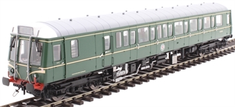 Class 121 'Bubble Car' single car DMU W55020 in BR green with speed whiskers