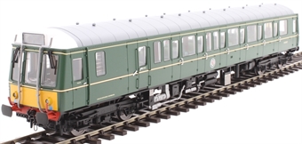 Class 121 'Bubble Car' single car DMU W55027 in BR green with small yellow panels