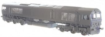 Class 66 66421 in DRS plain blue - Digital fitted