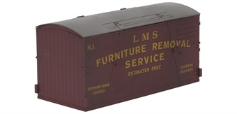 Conflat container in LMS 'Furniture Removal Service' crimson - weathered