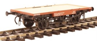 Conflat 'A' flat wagon in BR bauxite - B735233 