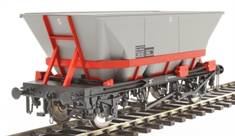 HAA MGR coal hopper with BR railfreight red cradle - 356189