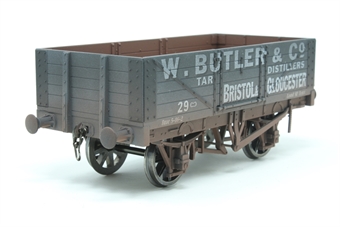 5-plank open wagon "W. Butler, Bristol" - 29 - weathered