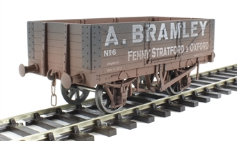 5-plank open wagon "A Bramley, Fenny Stratford and Oxford" - 6 - weathered