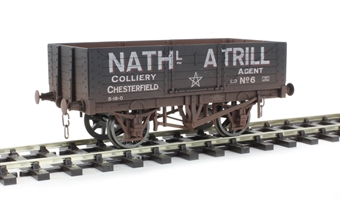 5-plank open wagon "Nathl Atrill, Chesterfield" - 6 - weathered