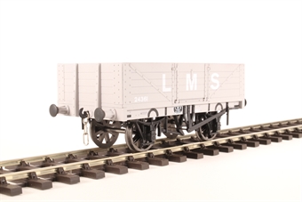 5-plank open wagon in LMS grey - 24361