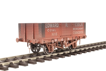 5-plank open wagon "Edward R. Cole, Cirencester" - 6 - weathered