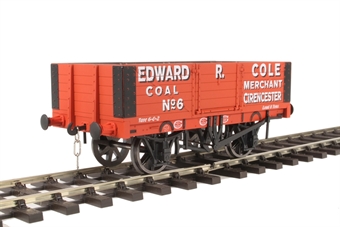 5-plank open wagon "Edward R. Cole, Cirencester" - 6
