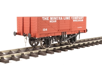 5-plank open wagon "Minera Lime Company, Wrexham" - 134