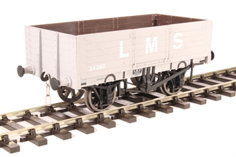 5-plank open wagon in LMS grey - 24380 