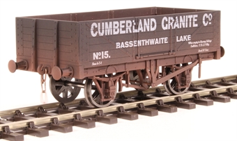 5-plank open wagon "Cumberland Granite Company" - 15 - weathered