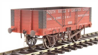 5-plank open wagon "South Wales & Canock Chase" - 659 - weathered