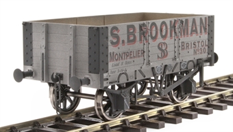 5-plank open wagon with 9ft wheelbase "S.Brookman, Bristol" - 30 - weathered