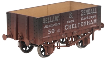 5-plank open wagon with 9ft wheelbase "Bellamy & Bendall" - 50 - weathered