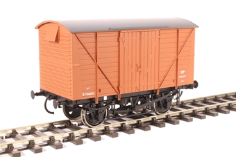 12-ton van with planked sides  in BR bauxite - B756682