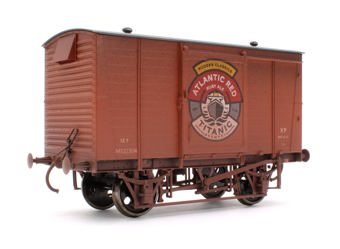 LMS 12T Van Titanic Brewery Atlantic Red - Weathered