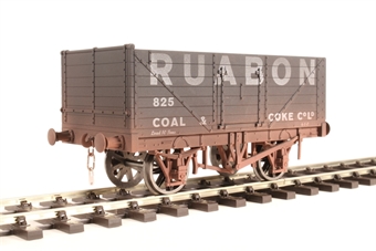 7-plank open wagon "Ruabon Coal & Coke Ltd." - 825 - weathered
