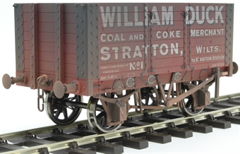 7-plank open wagon with 9ft wheelbase "William Duck, Stratton" - 1 - weathered